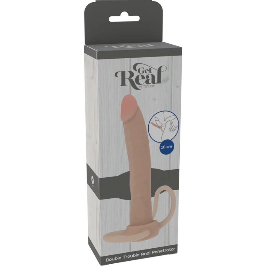 Get Real TOYJOY Double Trouble silikon anal penetrator 16 cm