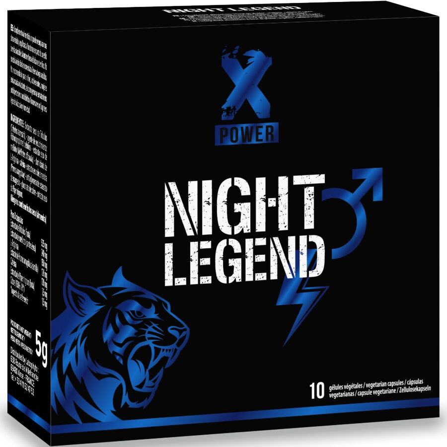 XPOWER Night Legend snabbverkande stimulant för erektion 10 kapslar