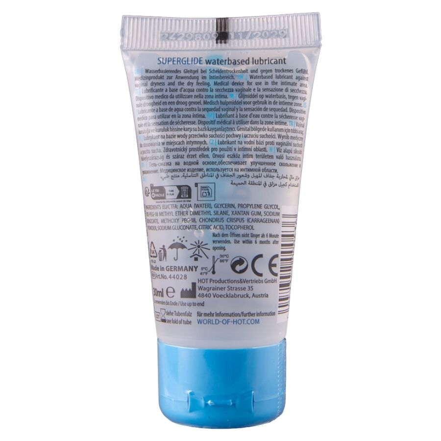 HOT Superglide vattenbaserat glidmedel 30 ml