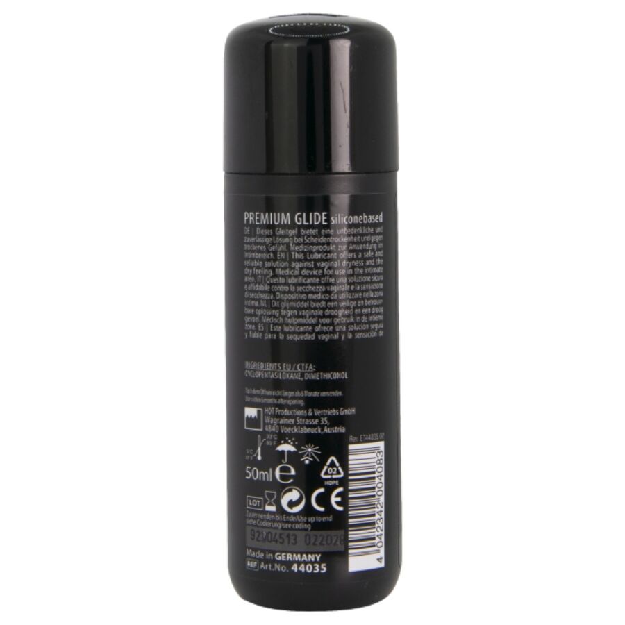 HOT - PREMIUM SILICONE GLIDE SILIKONBASERAT GLIDMEDEL 50 ML