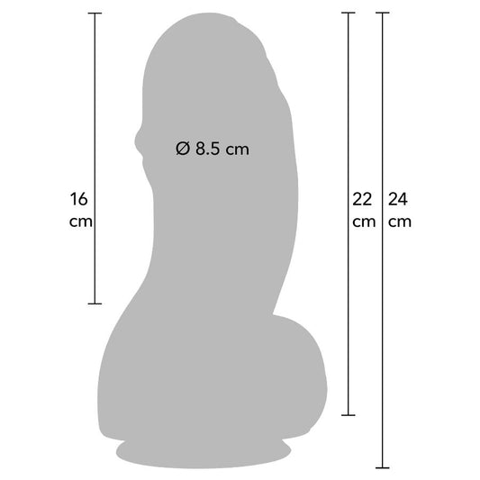 HIDDEN DESIRE - INFERNO FAT BOYS DILDO 22 CM