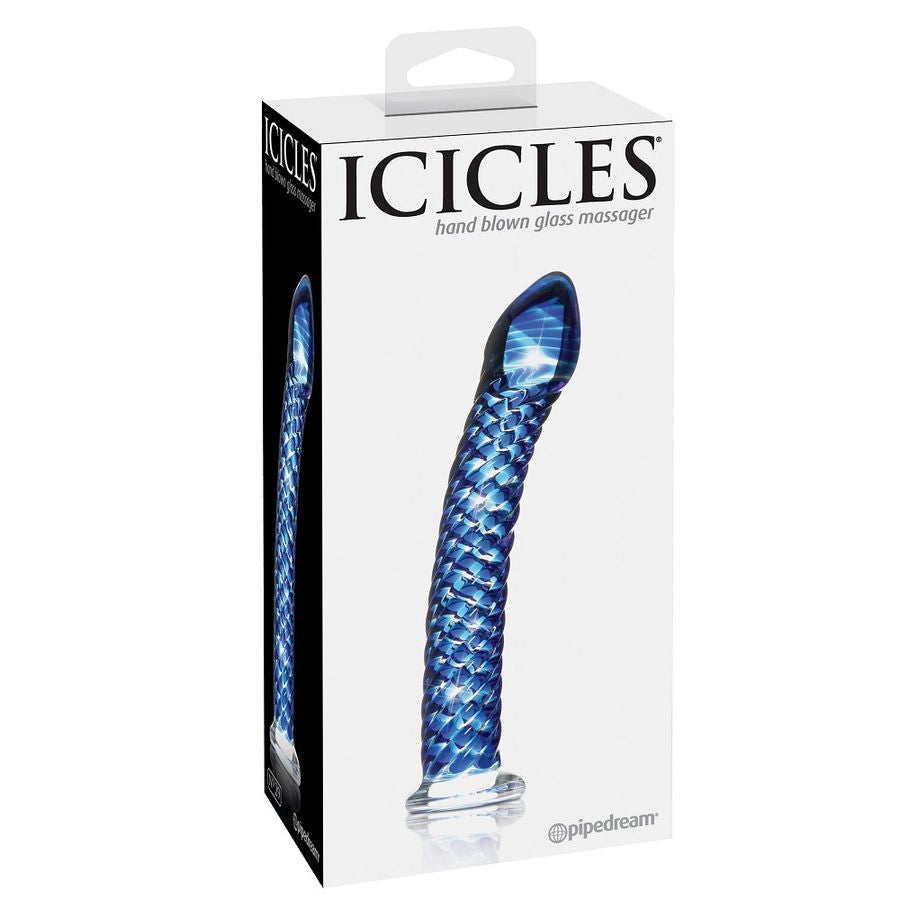 ICICLES N. 29 Glass Massager i blåst glas