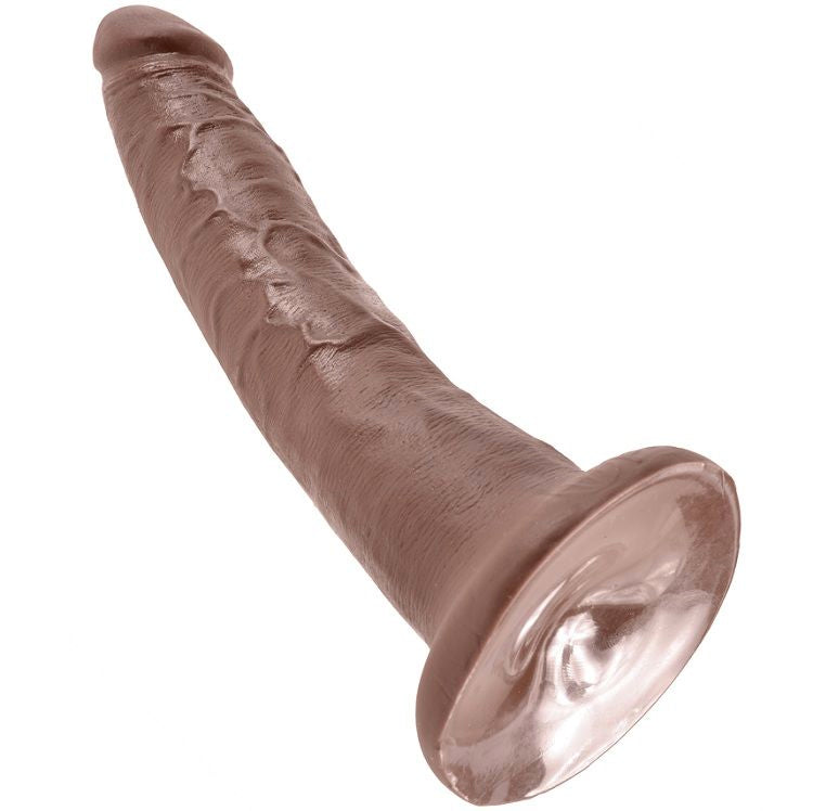 KING COCK - 7 DILDO CHOKLAD 17,8 CM