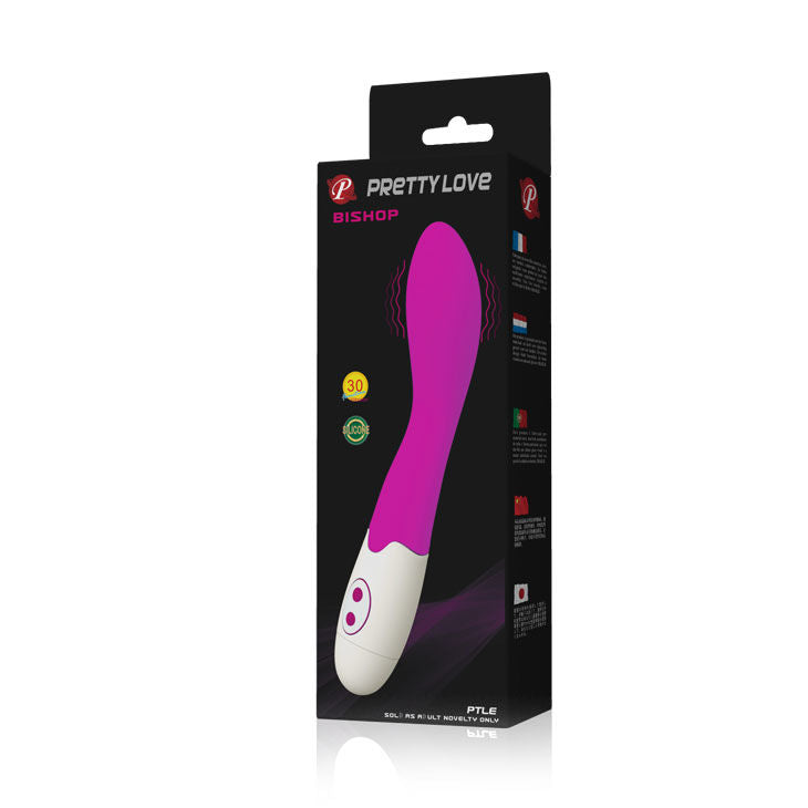 Pretty Love Flirtation Bishop Vibrator i lila och vitt