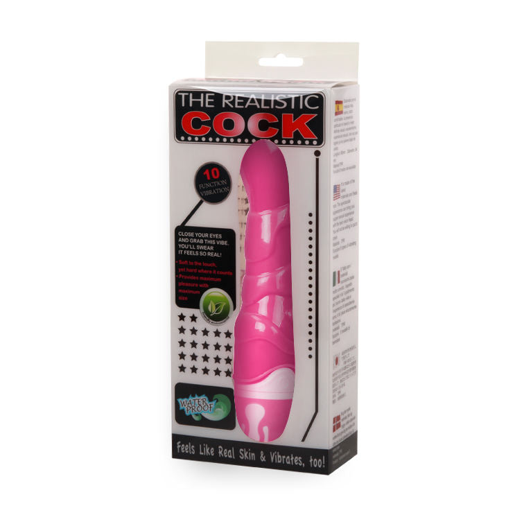 BAILE The Realistic Cock Pink 21.8 cm vibrator