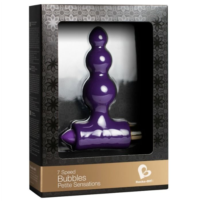 ROCKS-OFF Petite Bubbles anal stimulator i lilafärg