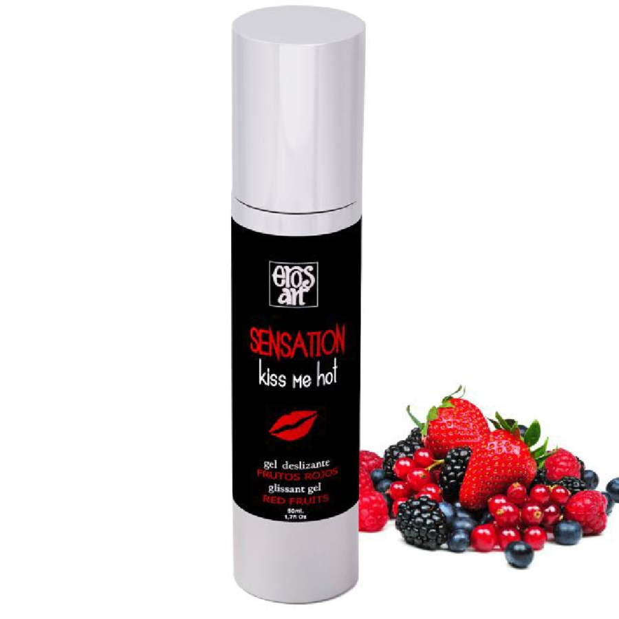 EROS-ART SENSATION Naturligt Glidmedel Röda Frukter 50 ml