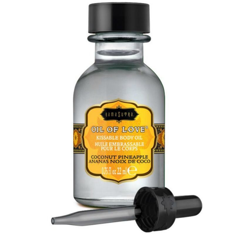 KAMASUTRA - ÄTBART OLJA - KOKOS OCH ANANAS 22 ML