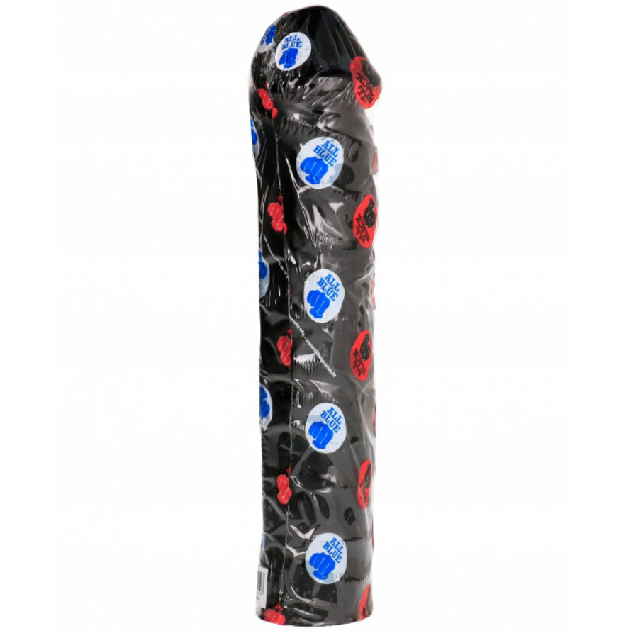 ALL BLACK gigantisk soft fisting dildo 32 cm
