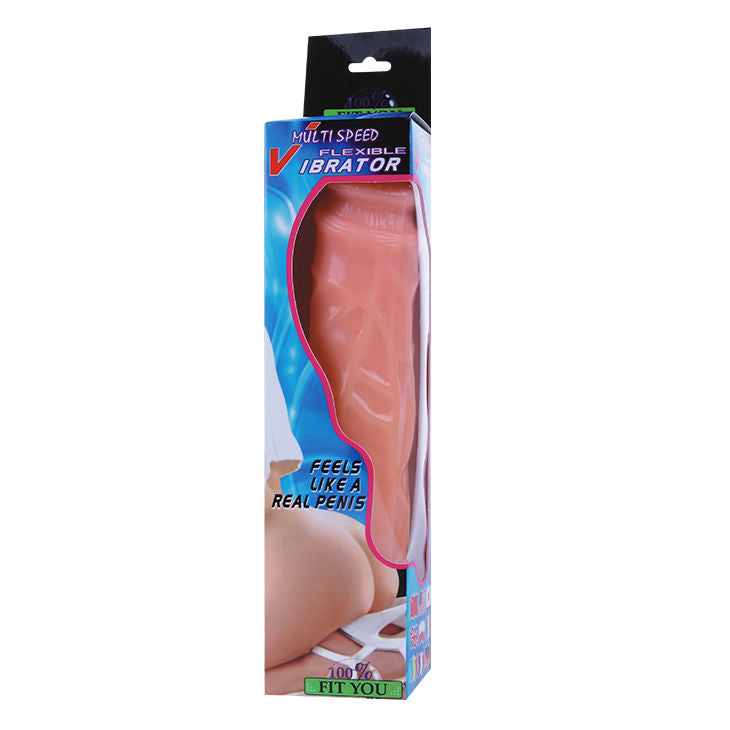 BAILE Waves of Pleasure realistisk vibrator 25.5 cm