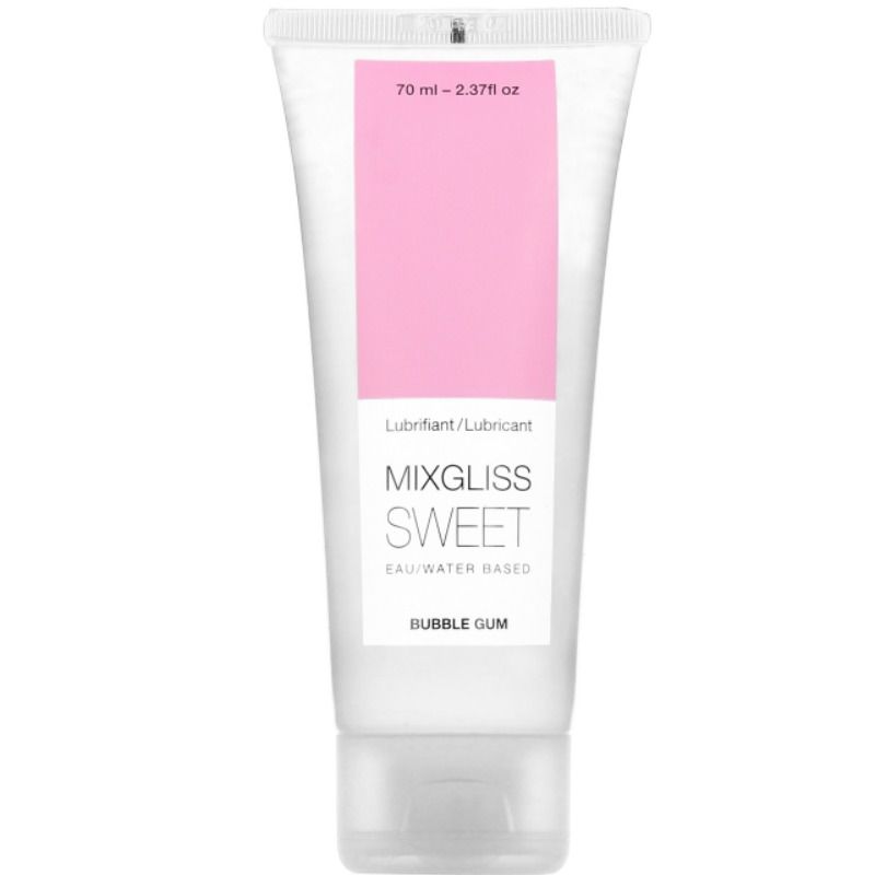 MIXGLISS - VATTENBASERAD GLIDMEDEL MED TUGGUMMISMAK 70 ML