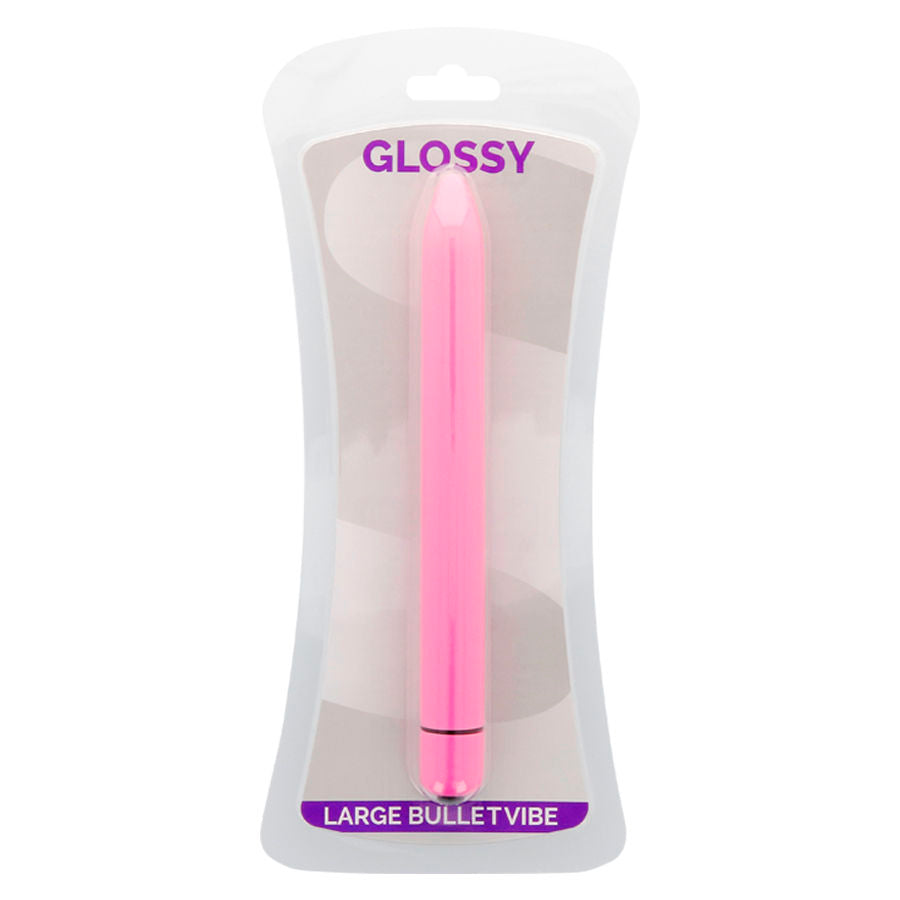 GLOSSY Slim Vibrator i djup ros