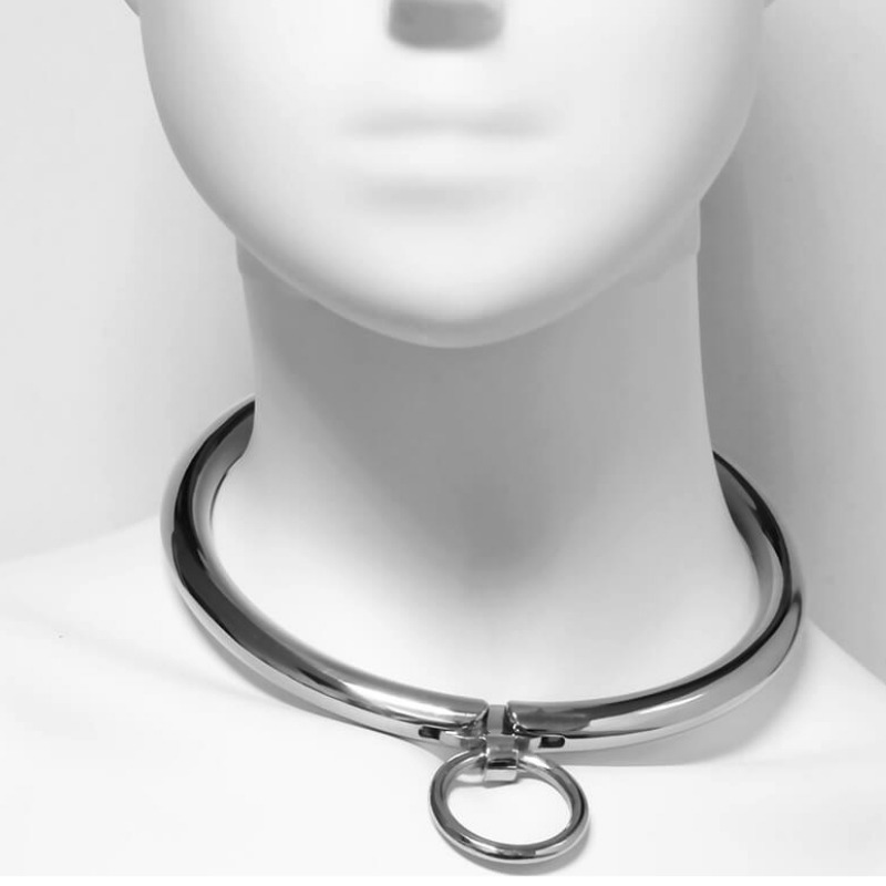 METAL HARD - METALHALSBAND MED KOMBINATIONSSTÄNGNING 13,5 CM