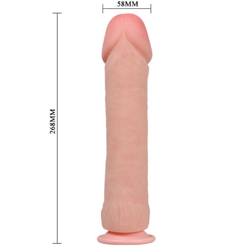 BAILE realistisk dildo 26 cm med sugkopp