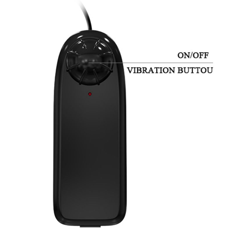 BAILE - ARBITRARINESS DILDO MED VIBRATION OCH ROTATION