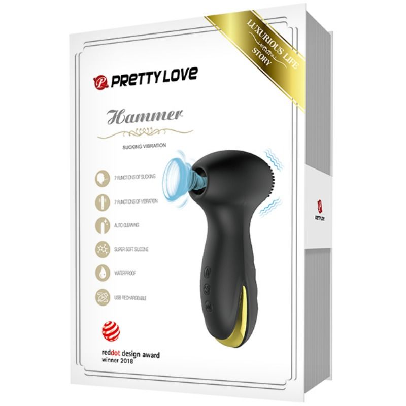 PRETTY LOVE - SMART HAMMER VIBRATION OCH SUCTION