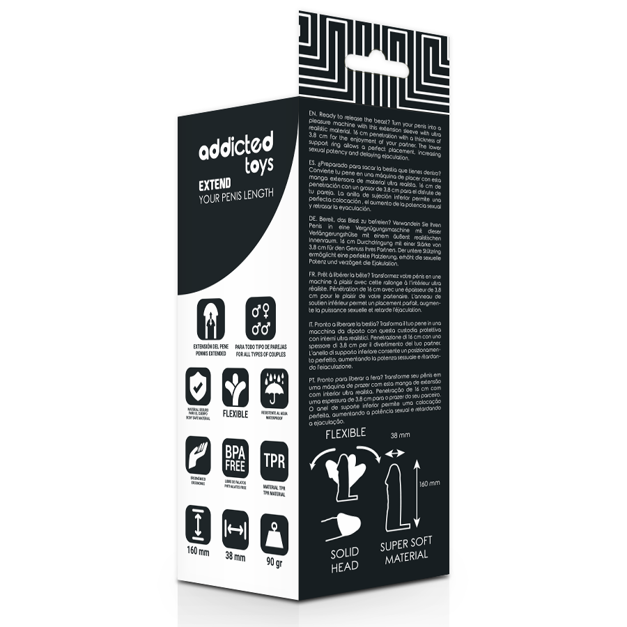 ADDICTED TOYS - FÖRLÄNG DIN PENIS 16 CM