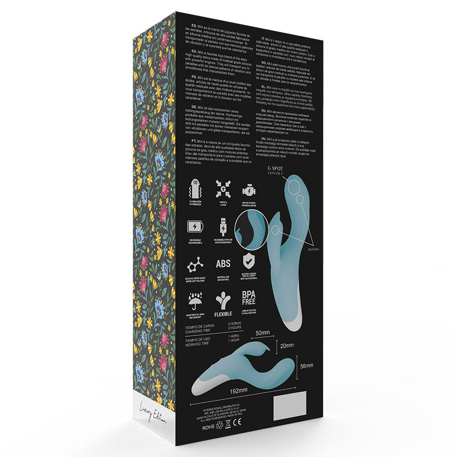 MIA Dresde vibrator i turkos färg