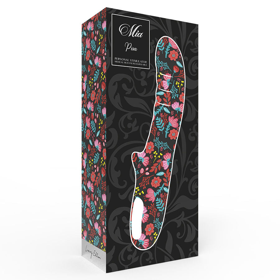 MIA PISA vibrator rosa med flexibel design och flera vibrationsprogram