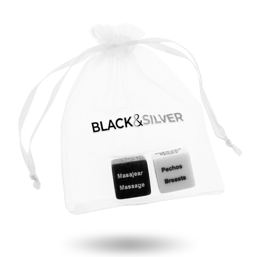 BLACK&SILVER - Tärningar för par