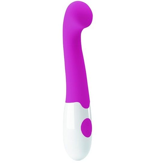 Elegant Charles vibrator i lila och vitt