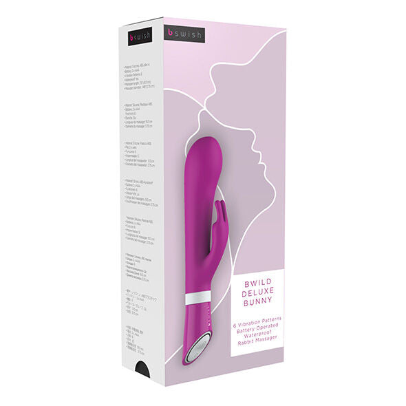 Bwild Deluxe Bunny Rabbit Vibrator i hallon