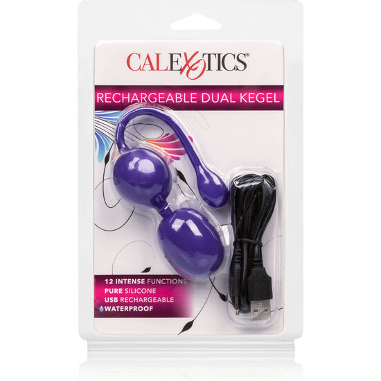 CALEXOTICS - Återuppladdningsbara Dubbla Kegel Lila