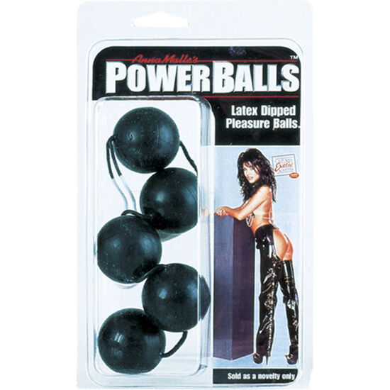 CALEXOTICS Power Balls Anal Black för kegelövningar