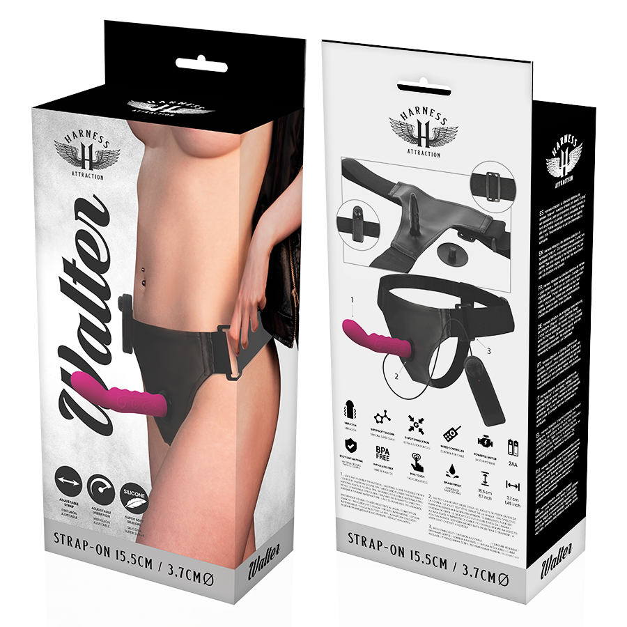 HARNESS ATTRACTION - RNES WALTER MED VIBRATION 15,5 CM -O- 3,7 CM