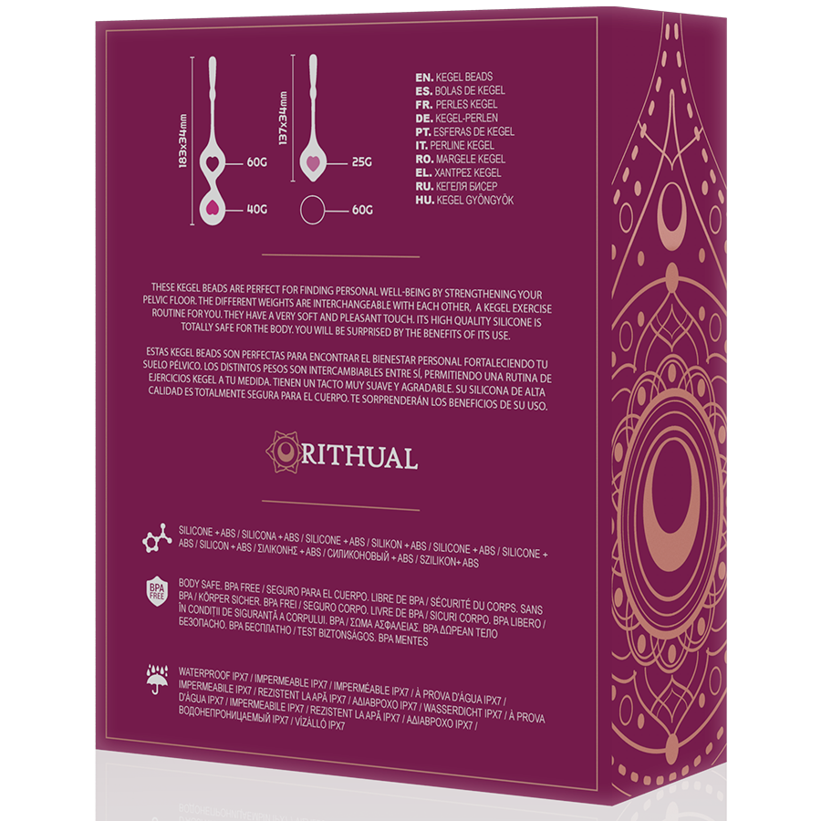 RITHUAL Orchid Pelvic Training Deva Set med 4 bollar