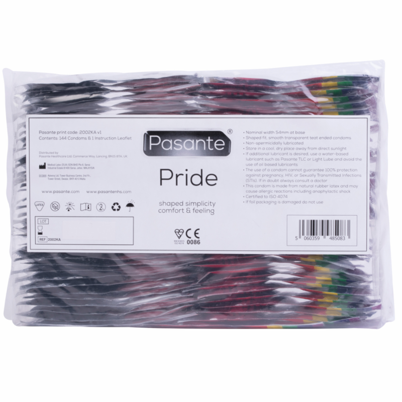 Pasante Pride kondomer 144 pack