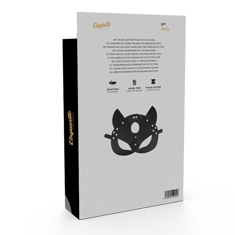 Vegansk lädermask med kaninöron från Coquette Chic Desire