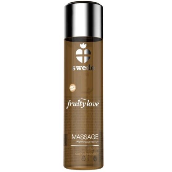 SWEDE Fruity Love värmande massageolja med mörk choklad 60 ml