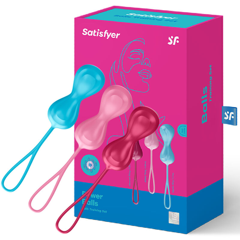 Satisfyer Loveballs Träningsset 1 med tre bollar i olika vikter