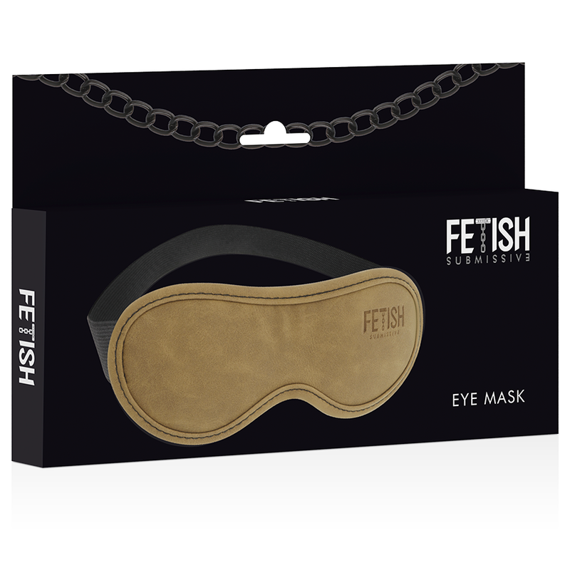 Vegansk lädermask med neoprenfoder för BDSM-lekar