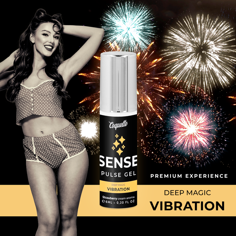 COQUETTE CHIC DESIRE PULSE GEL med jordgubbssmak 6ml