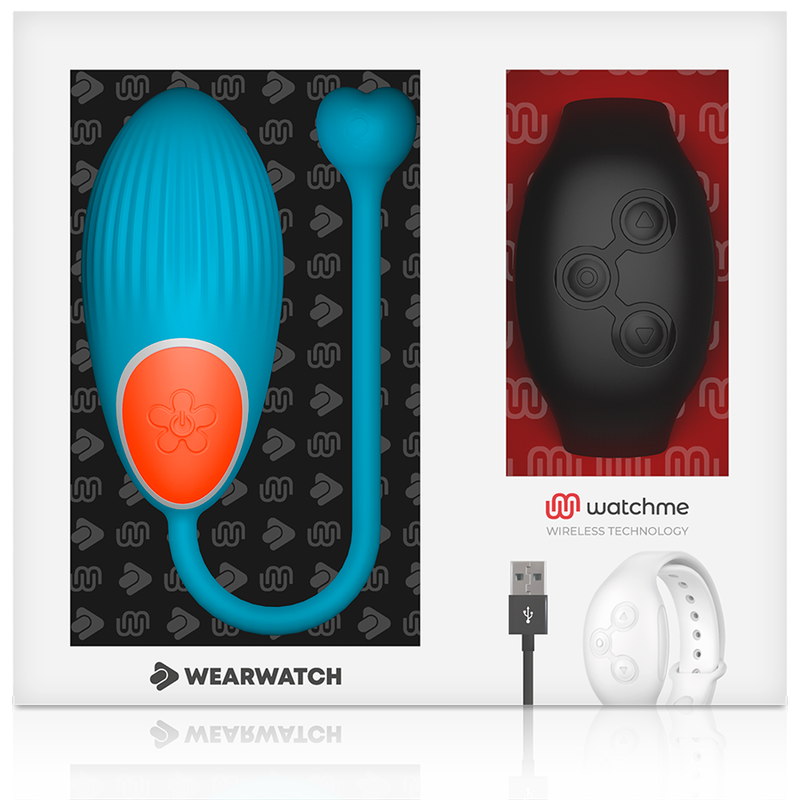WEARWATCH - WATCHME TEKNOLOGI FJÄRRKONTROLL ÄGG BLÅ / JET