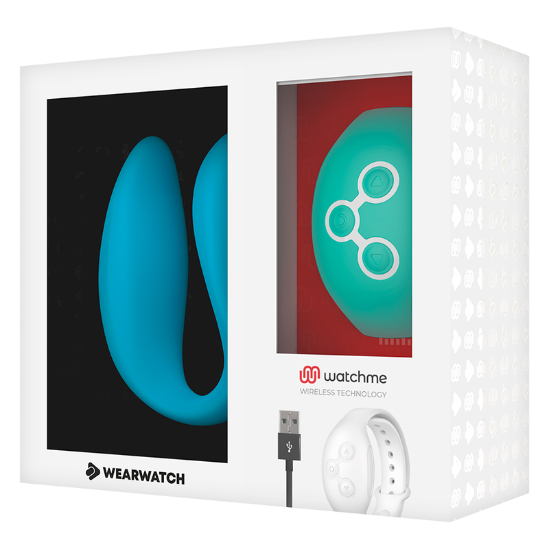 WEARWATCH Dual Technology WatchMe Vibrator i indigo och havsvatten