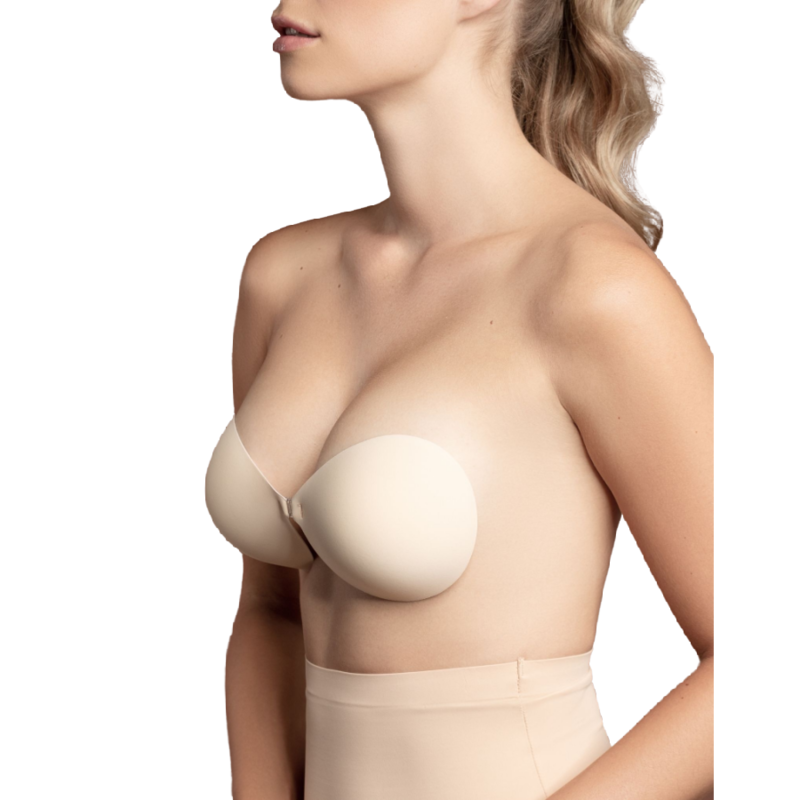 Osynlig bh i beige färg, cup C