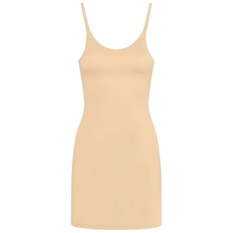 BYE-BRA osynlig klänning i beige, storlek S
