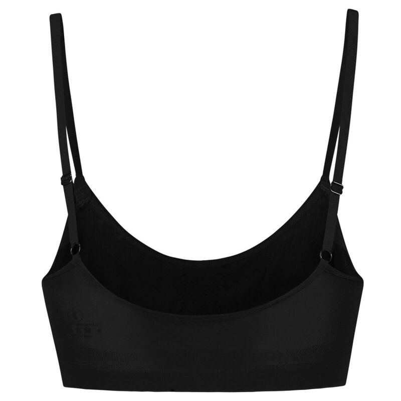 BYE-BRA Medium Control Seamless BH i svart, storlek M