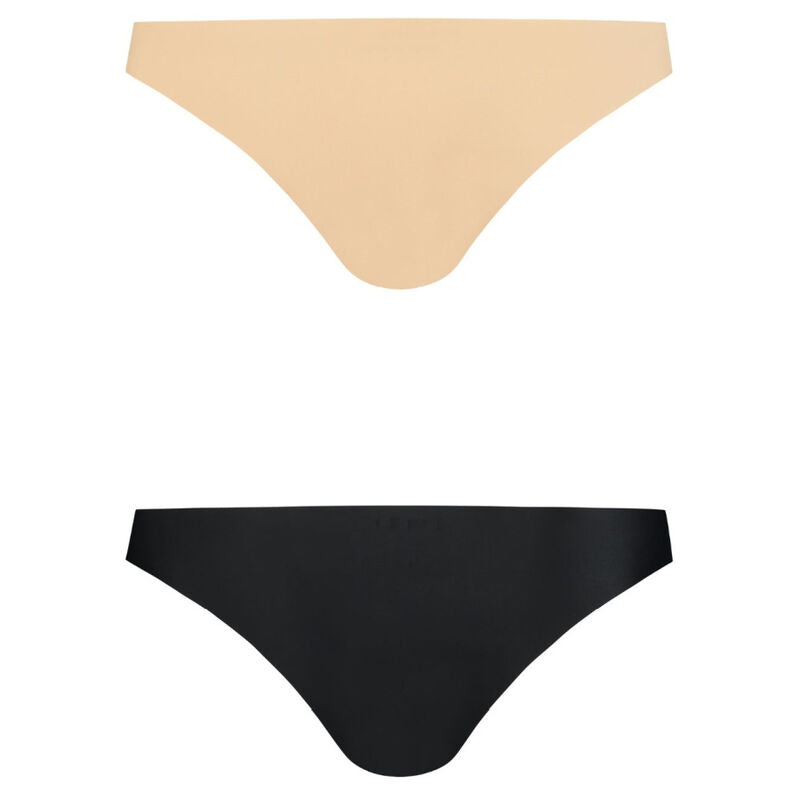 BYE-BRA - PACK 2 ENHETER PANTY BRAZILIAN STORLEK M