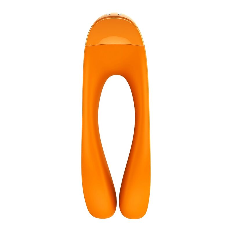Satisfyer Candy Cane finger vibrator i orange
