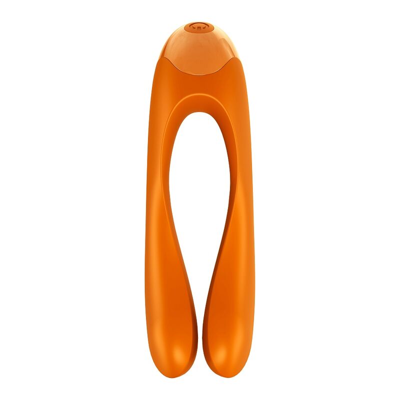 Satisfyer Candy Cane finger vibrator i orange