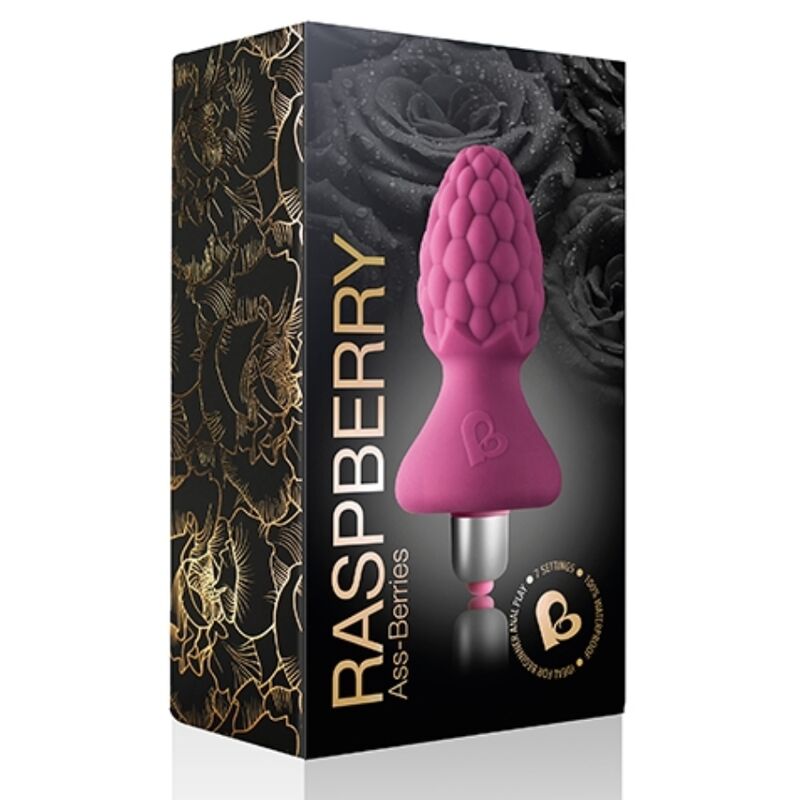 ROCKS-OFF Assberries Raspberry Plug för anal användning