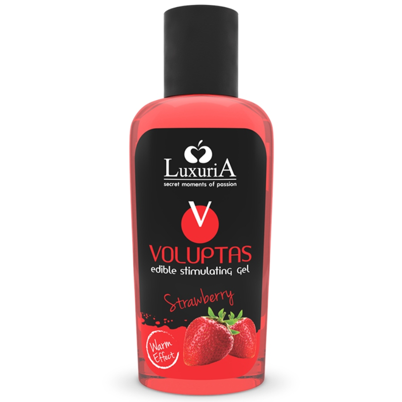 INTIMATELINE LUXURIA Voluptas ätbar massagegel jordgubb 100 ml