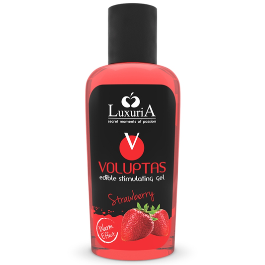 INTIMATELINE LUXURIA Voluptas ätbar massagegel jordgubb 100 ml