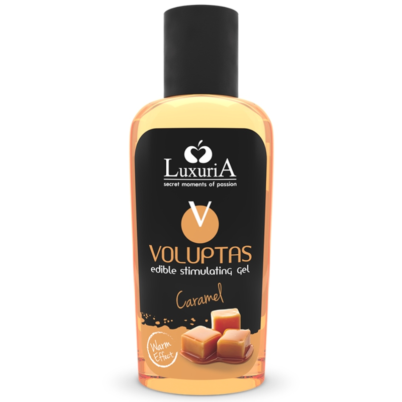 Voluptas ätbar massagegel med karamellsmak 100 ml