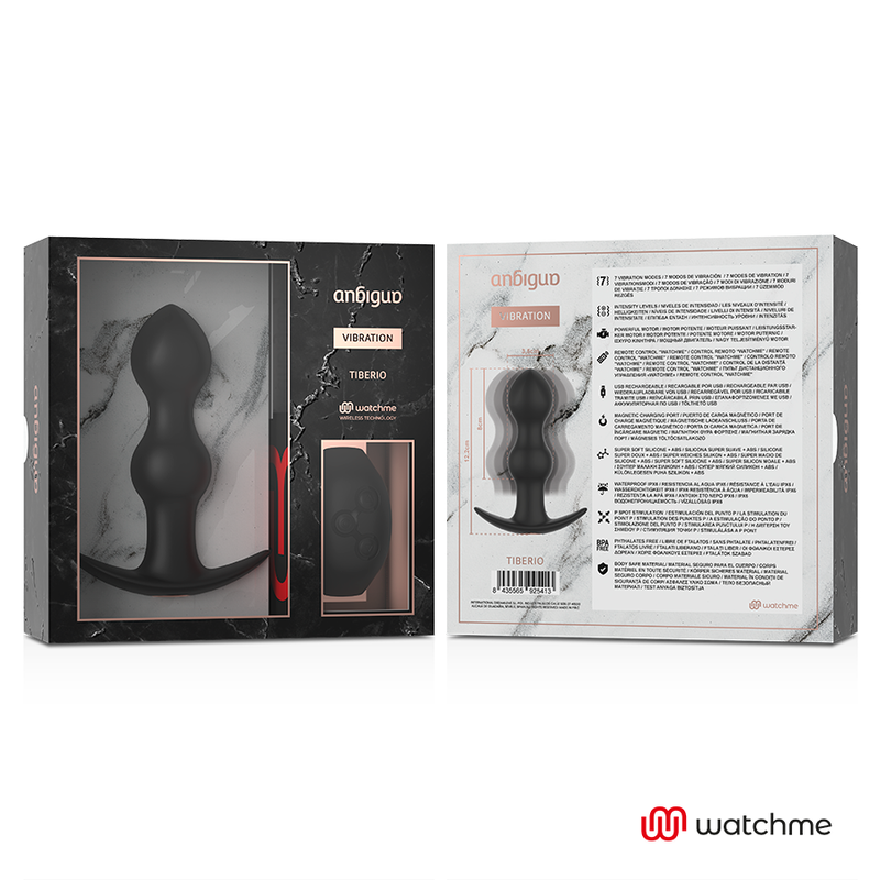 ANBIGUO TIBERIO fjärrstyrd anal vibrator