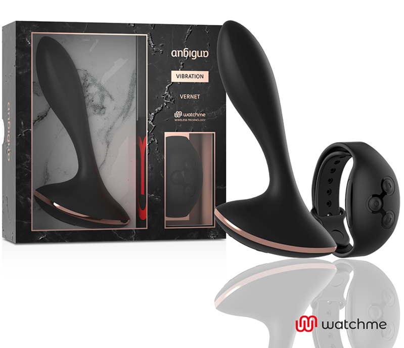 ANBIGUO VERNET fjärrstyrd vibrator analplugg